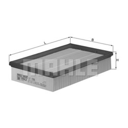 Фильтр воздушный LX1596 Knecht