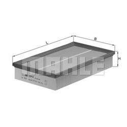 Фильтр воздушный LX927 Knecht