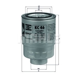 Фильтр топливный KC46 Knecht