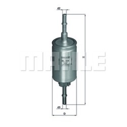 Фильтр топливный KL458 Knecht