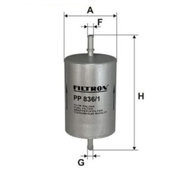 Фильтр топливный PP836/1 Filtron