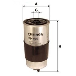 Фильтр топливный PP850 Filtron