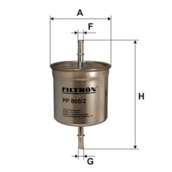 Фильтр топливный PP866/2 Filtron