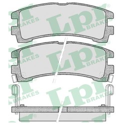 Колодки тормозные дисковые задние 05P528 LPR