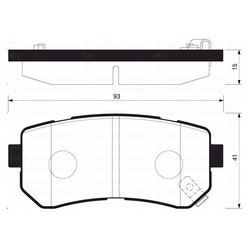 Колодки тормозные дисковые задние SP1187 Sangsin