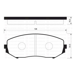 Колодки тормозные дисковые передние SP1416 Sangsin