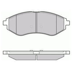 Колодки тормозные дисковые передние SP1158 Sangsin