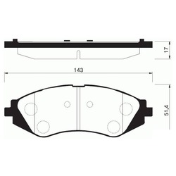 Колодки тормозные дисковые передние SP1159 Sangsin