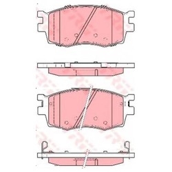 Колодки тормозные дисковые передние GDB3420 TRW