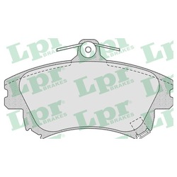 Колодки тормозные дисковые передние 05P711 LPR