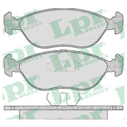 Колодки тормозные дисковые передние 05P592 LPR