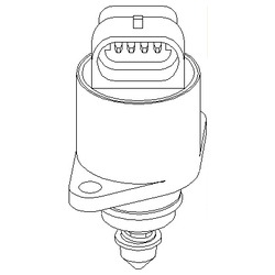Регулятор холостого хода 206168756 Hans Pries