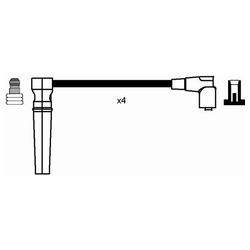 Провода высоковольтные PECE50 Parts-Mall