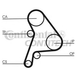 Ремень ГРМ CT1012 Contitech