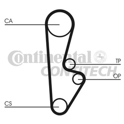Ремень ГРМ CT559 Contitech