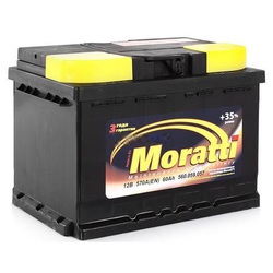 Аккумуляторная батарея "Moratti" 12В 60Ач п.п. (560 065 057) 242x175x175