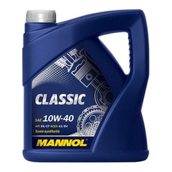 Масло моторное Mannol Classic 10w40 п/синт., 4л