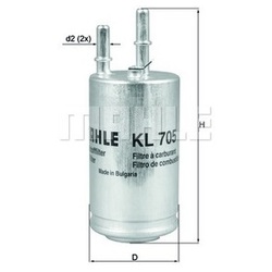 Фильтр топливный KL705 Knecht