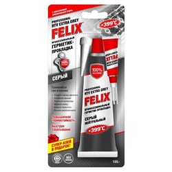 Герметик-прокладка серый, туба "Felix", 100г