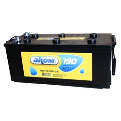 Аккумуляторная батарея "Аком" 12В 190Ач п.п. 513x220x215